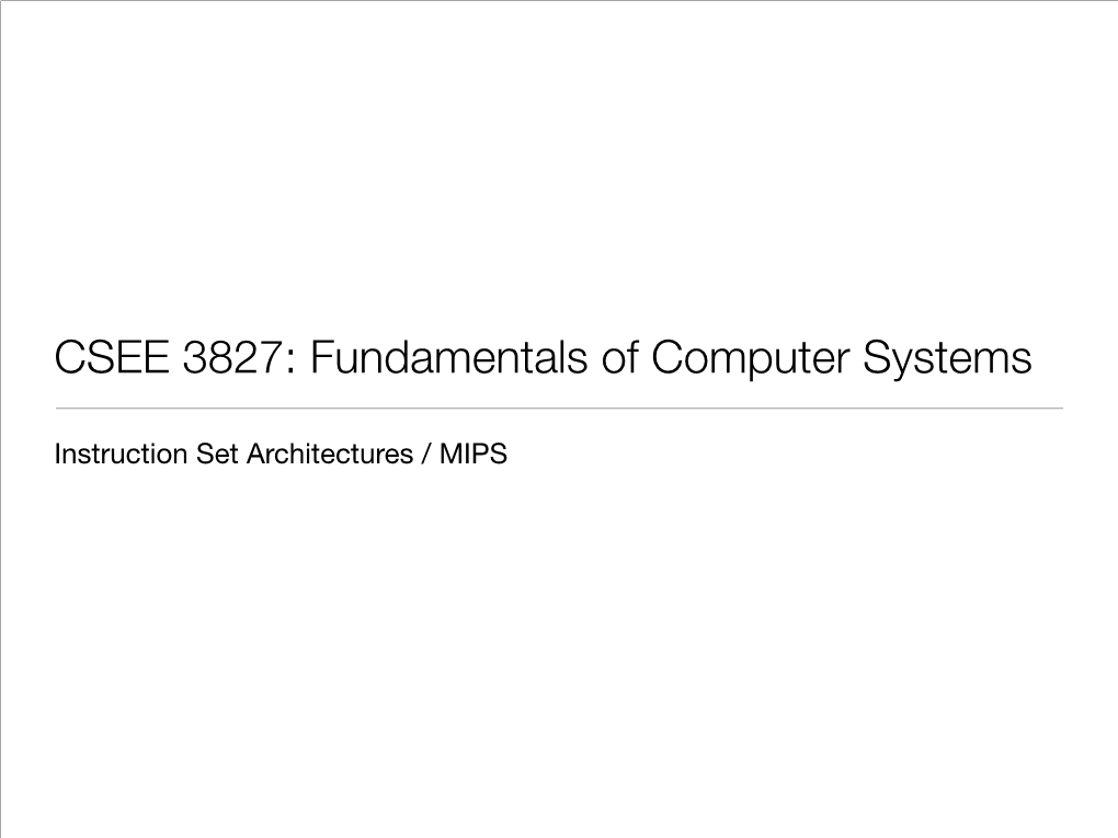 8 MIPS ISA.Pdf