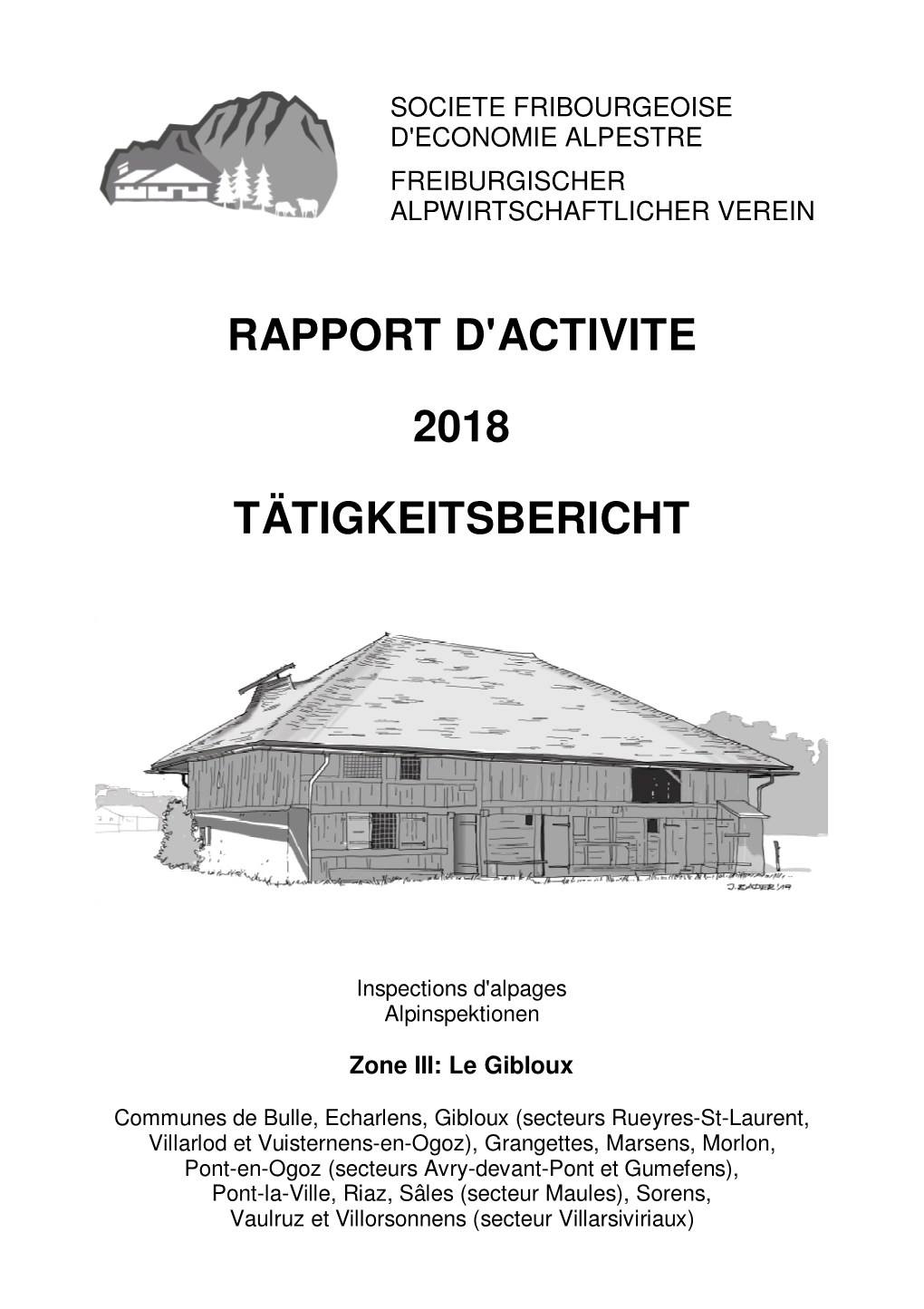 Rapport D'activite 2018 Tätigkeitsbericht