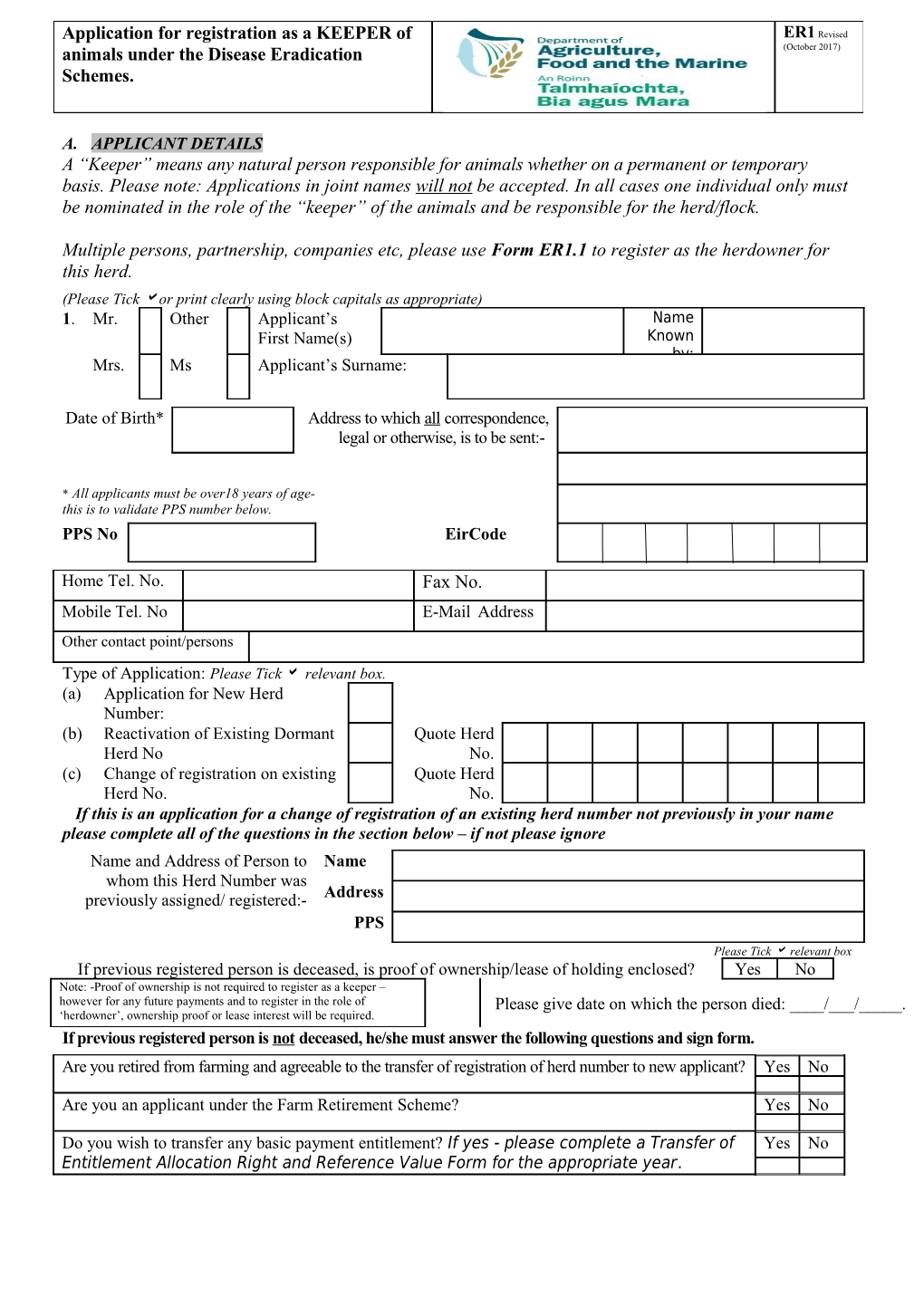 A. Applicant Details s1