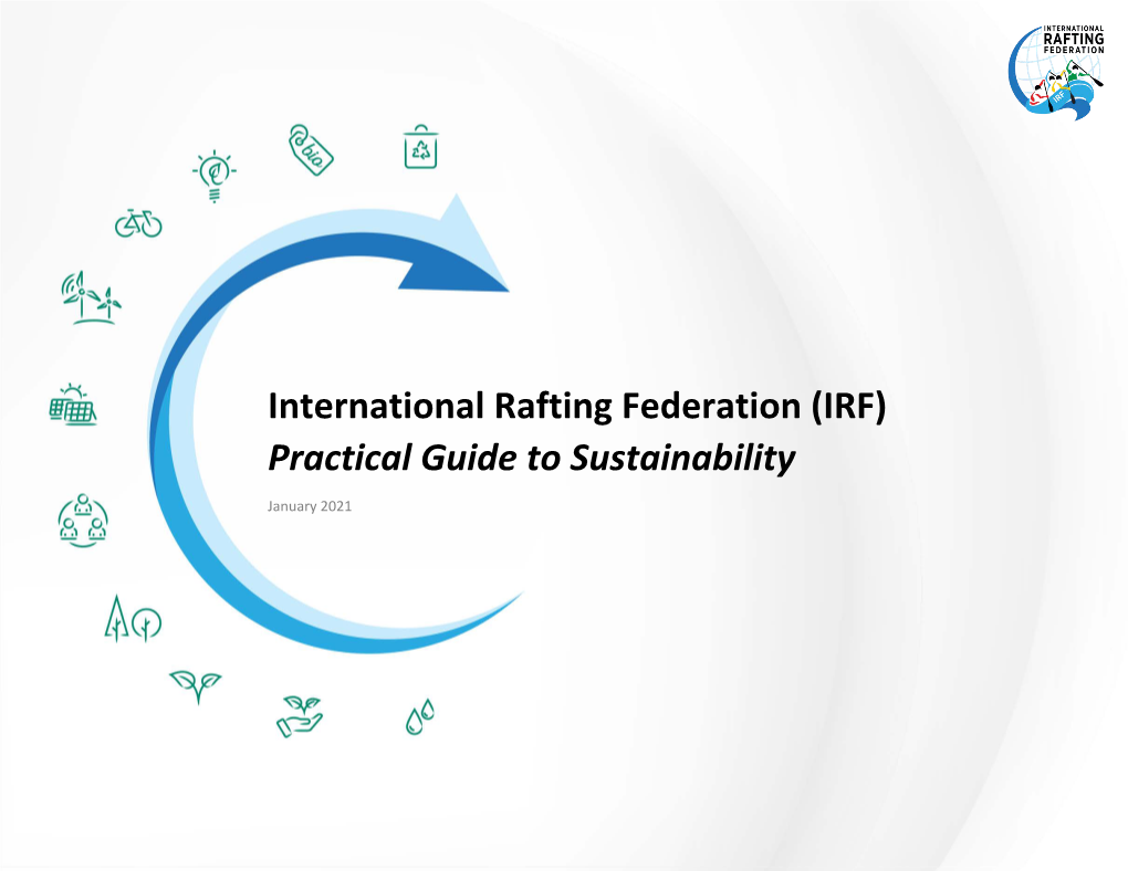 International Rafting Federation (IRF) Practical Guide to Sustainability