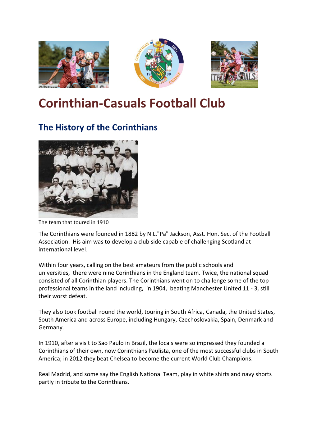 Corinthian-Casuals Football Club