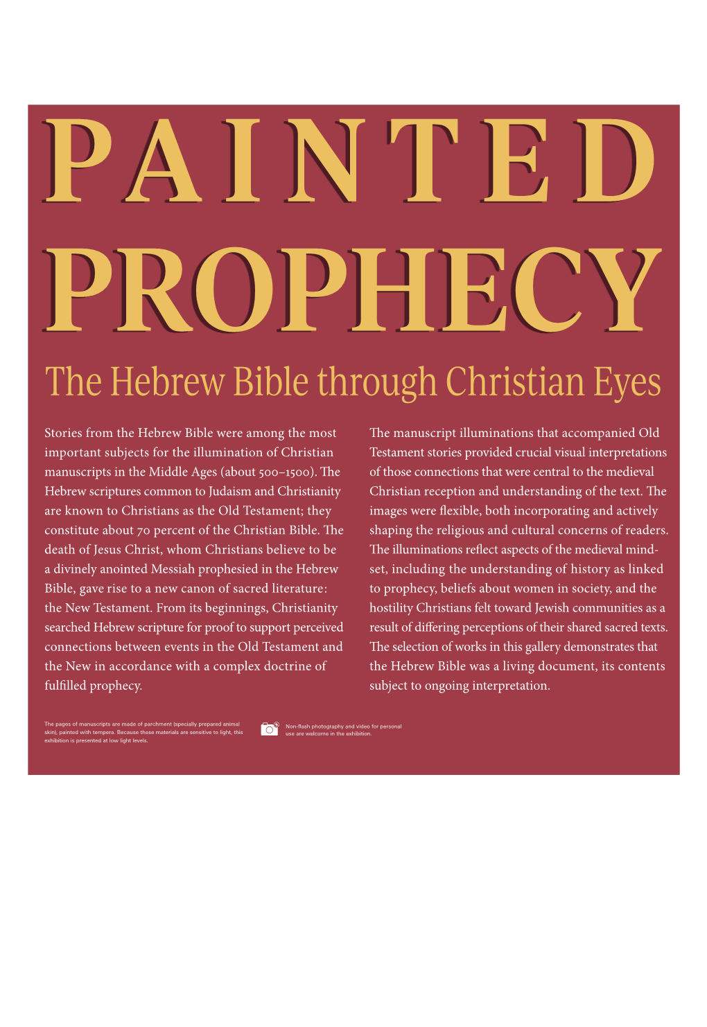 The Hebrew Bible Through Christian Eyes