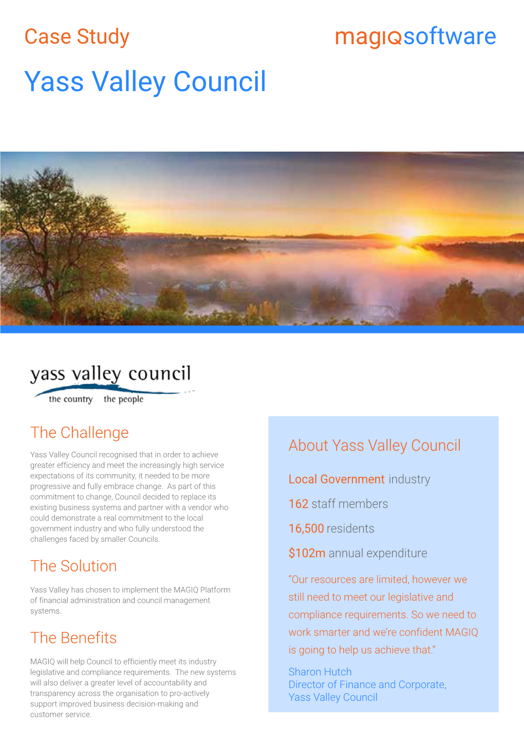 Yass Valley Council MAGIQ Cloud Platform Digital