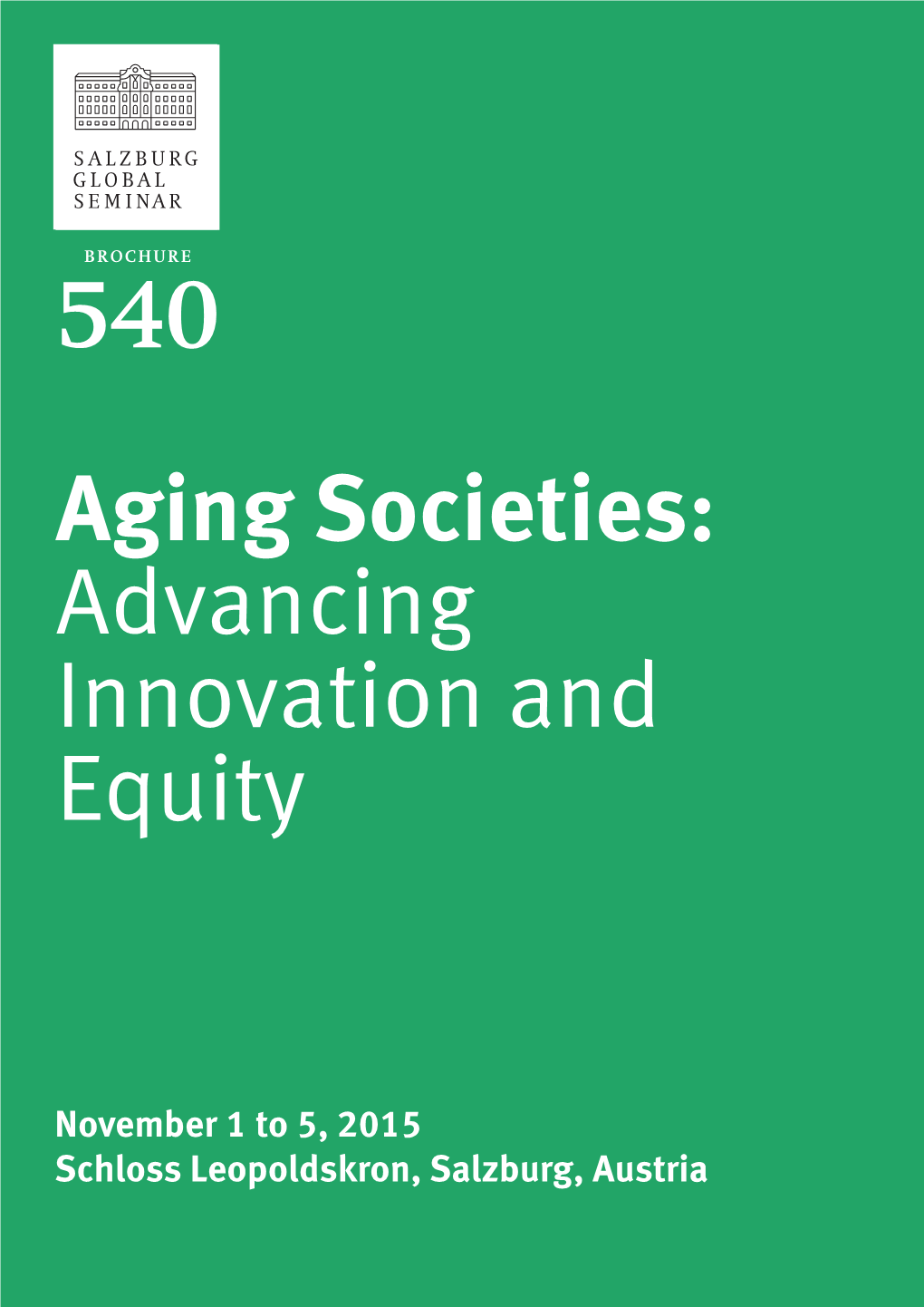 Aging Societies: Advancing Innovation and Equity