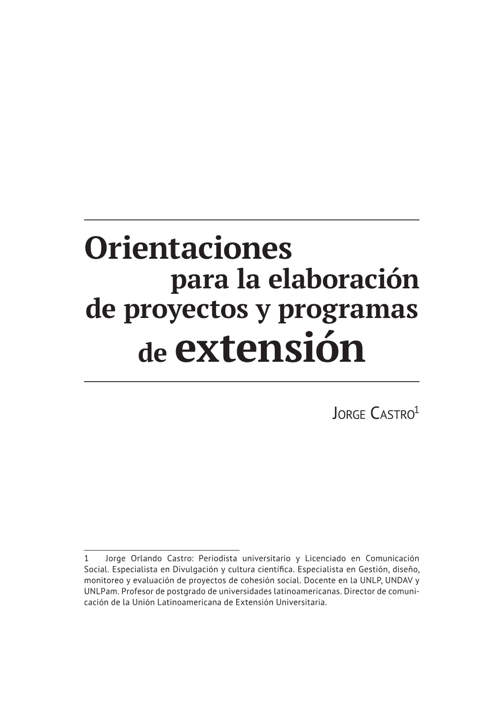 De Extensión