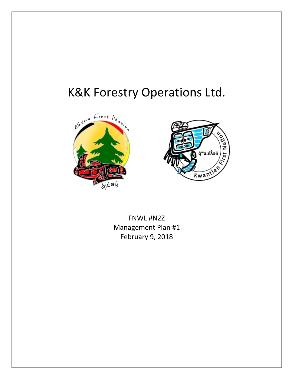 K&K Forestry Operations Ltd