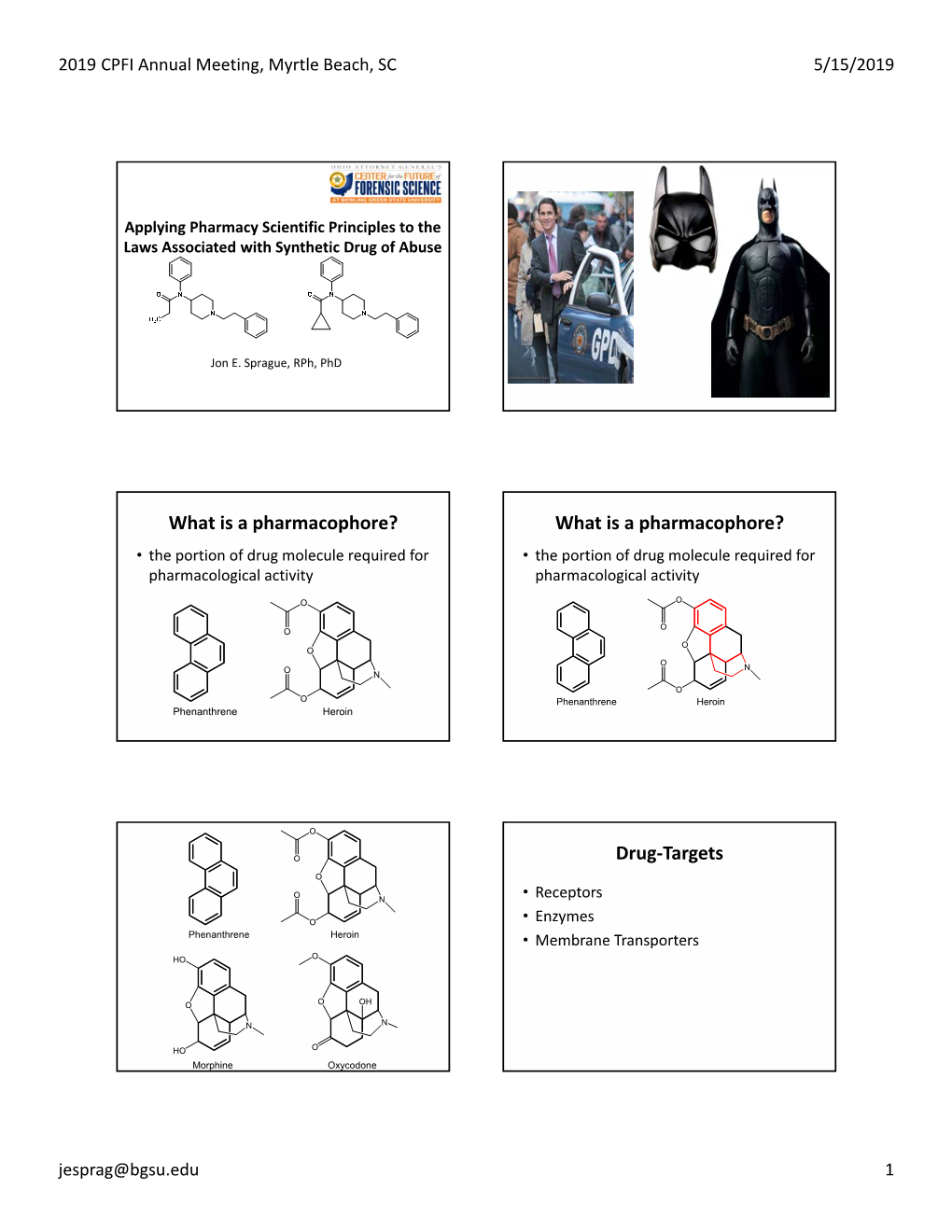 What Is a Pharmacophore? What Is a Pharmacophore? Drug‐Targets