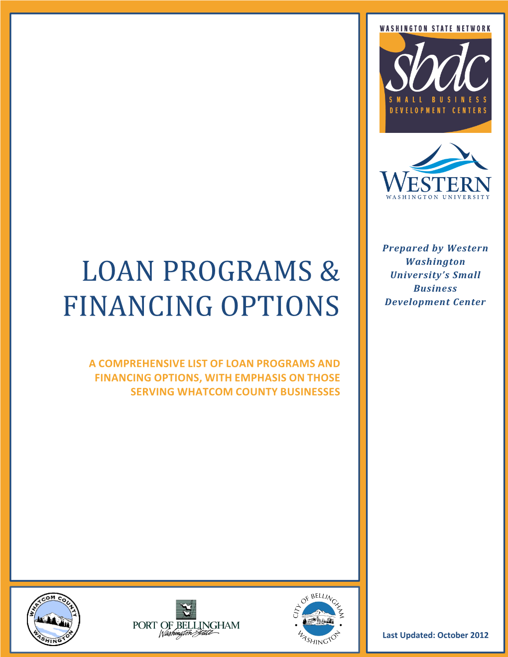 Loan Programs & Financing Options