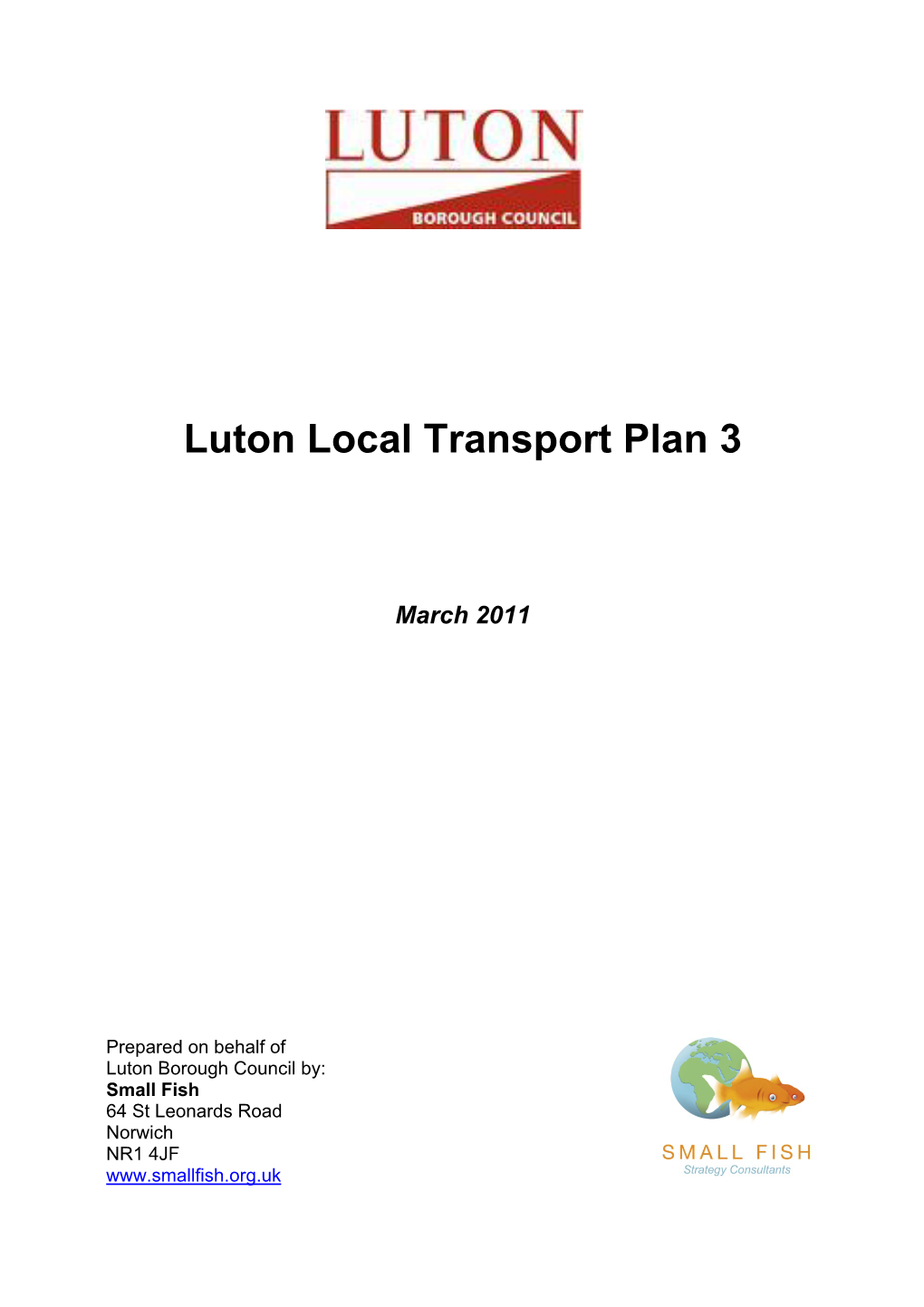 Luton Local Transport Plan 3