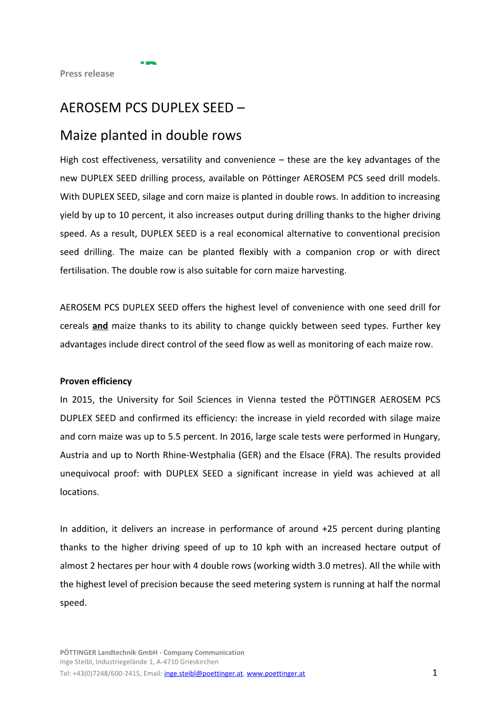 Aerosem Pcs Duplex Seed