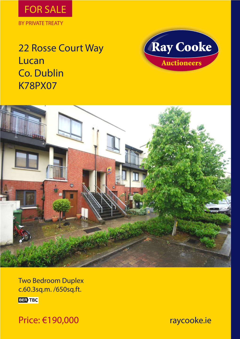 22 Rosse Court Way Lucan Co. Dublin K78PX07 for SALE