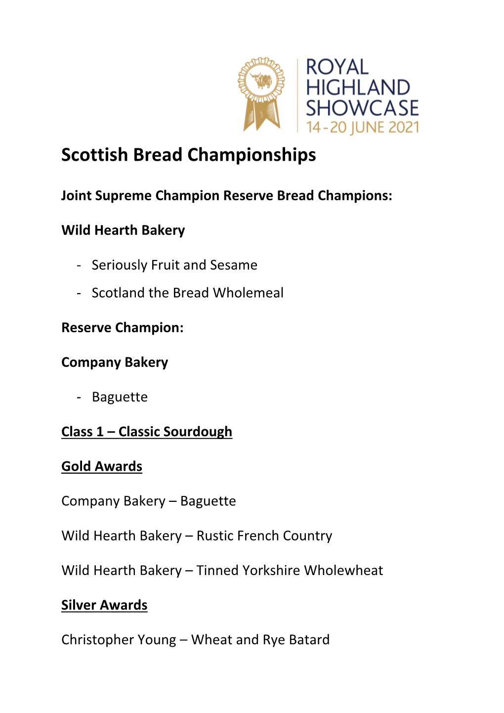 Scottish Bread Championships