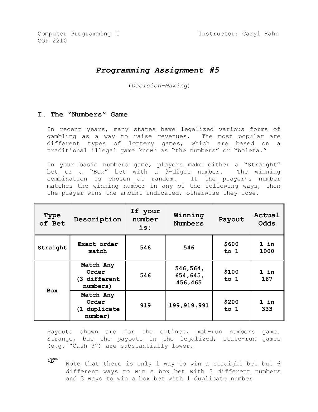 Introduction to Programming Instructor: Greg Shaw s2