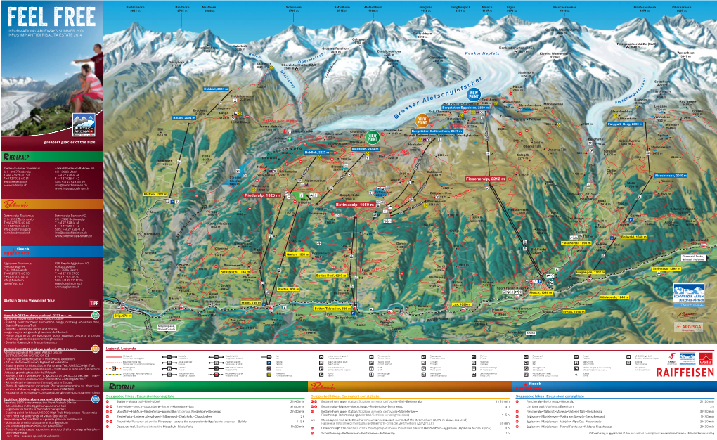 Information Cableways Summer 2014 Infos Impianti Di Risalita Estate 2014