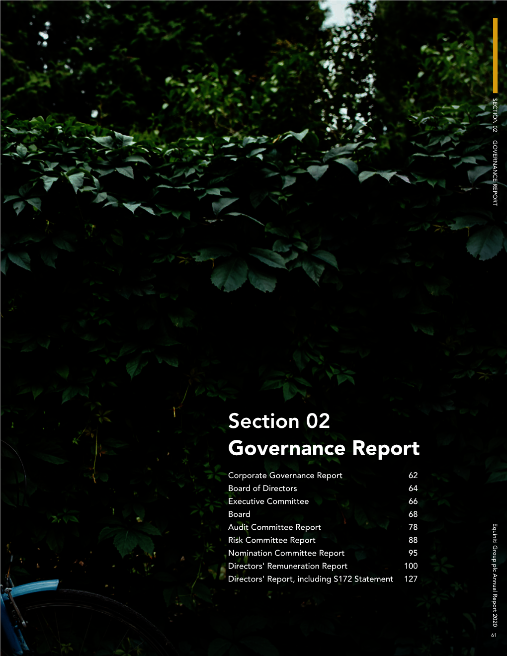 Governance Report ﻿