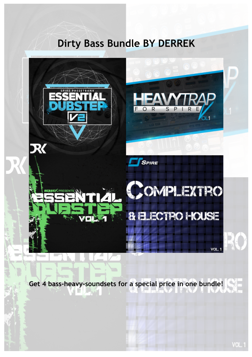 Dirty Bass Bundle by DERREK