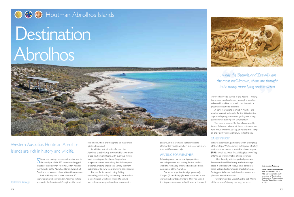 Houtman Abrolhos Islands Destination Abrolhos