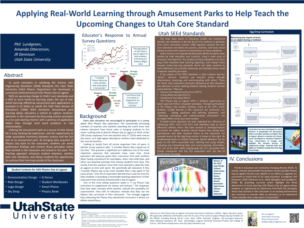 Applying Real-World Learning Through Amusement Parks to Help