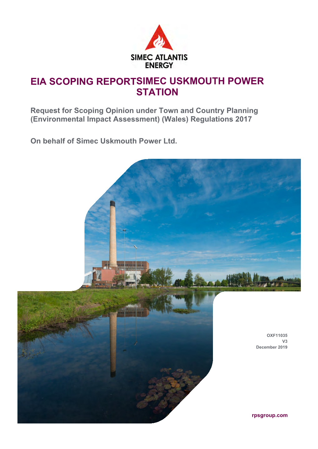 Simec Uskmouth Power Station Eia Scoping Report