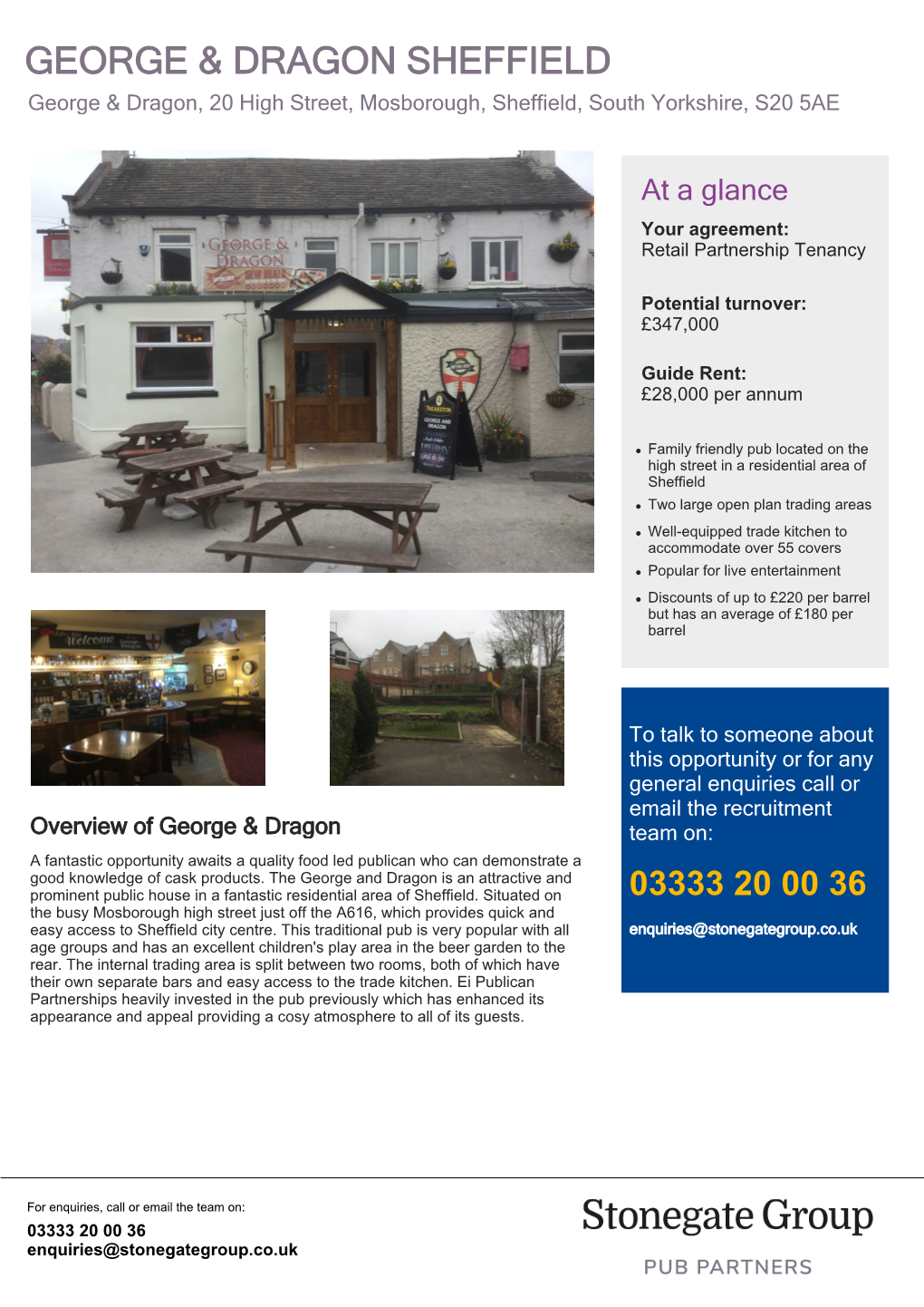 George & Dragon Sheffield