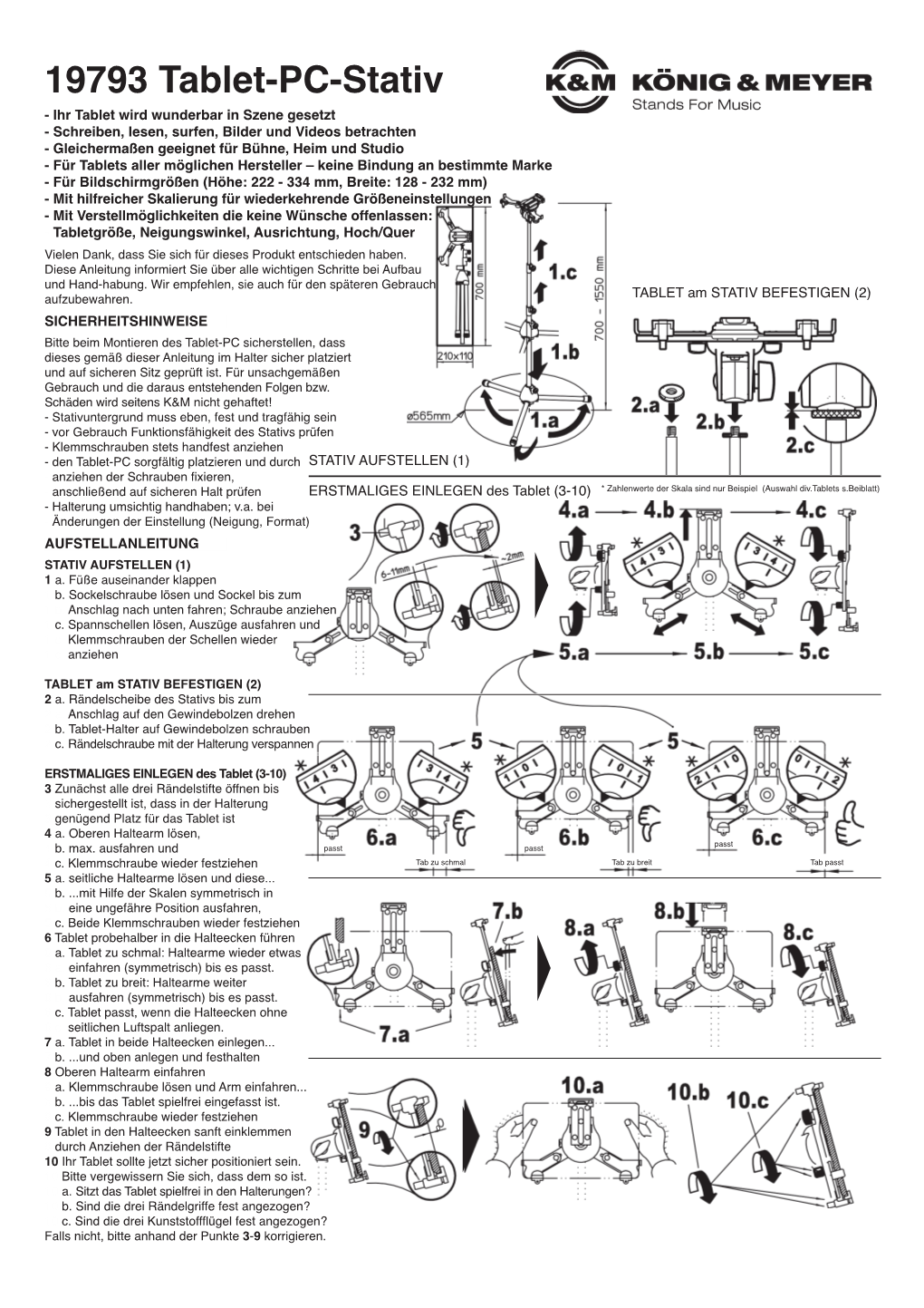 19793-316-55 Tablet-PC-Stativ.Qxp 143 Saxophonst‰Nder