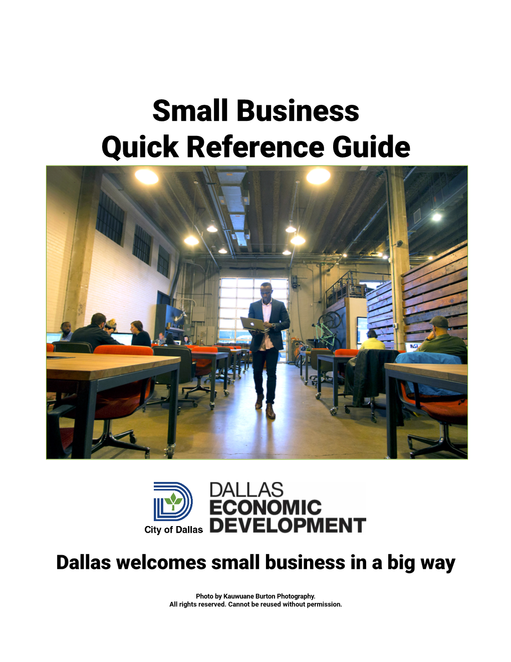 Small Business Quick Reference Guide (PDF)