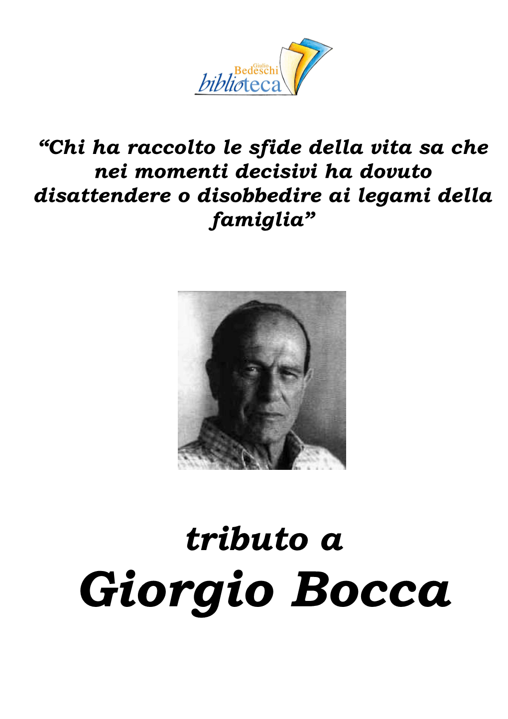 Giorgio Bocca