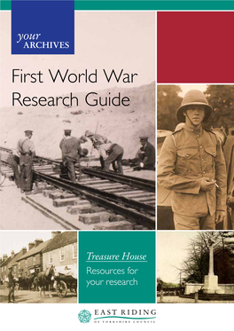 First World War Research Guide