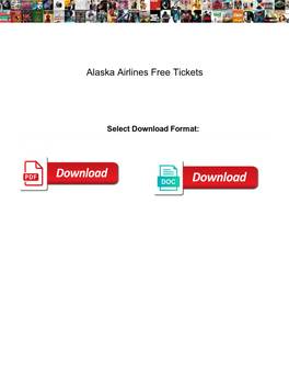 Alaska Airlines Free Tickets