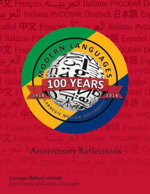 Anniversary Reflections Publication