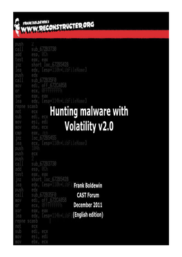 Hunting Malware with Volatility V2.0