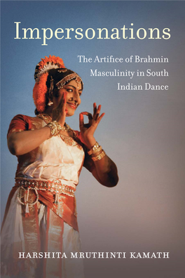 The Artifice of Brahmin Masculinity in South Indian Dance