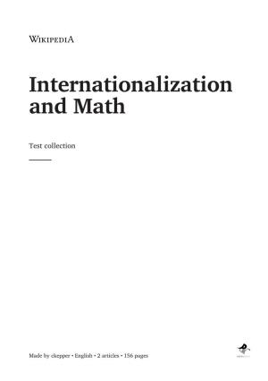 Internationalization and Math