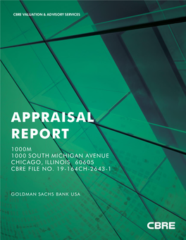 Appraisal Report (Self- Contained)