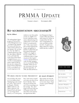 Prmma Update