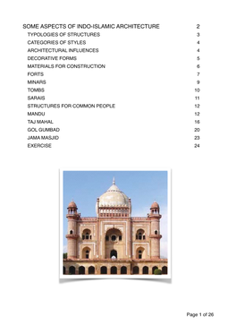 9. Indo Islamic Architecture