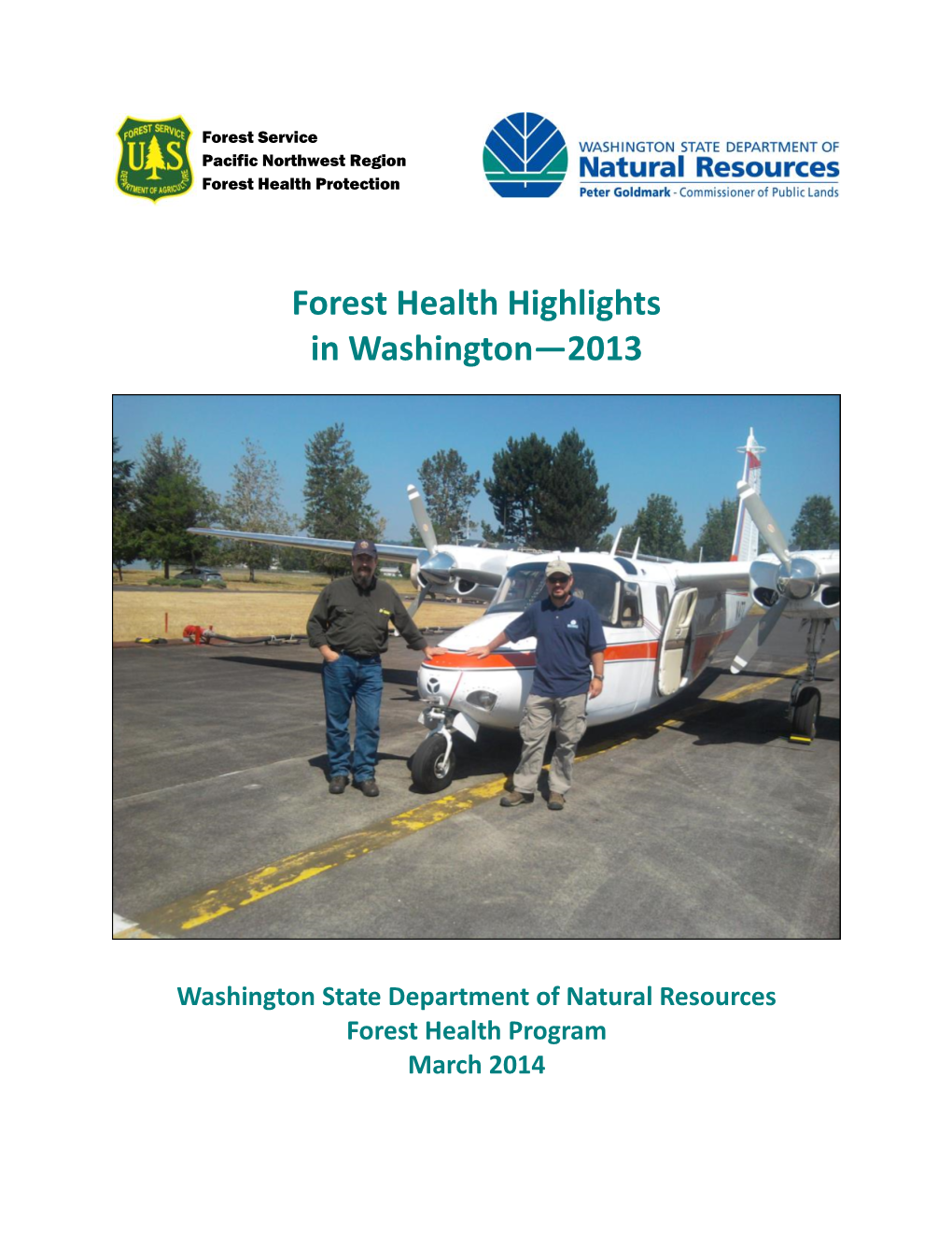 Forest Health Highlights in Washington—2013