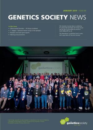 Issue 80 of the Genetics Society Newsletter