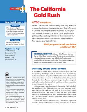 The California Gold Rush
