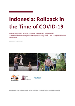 Indonesia: Rollback in the Time of COVID-19