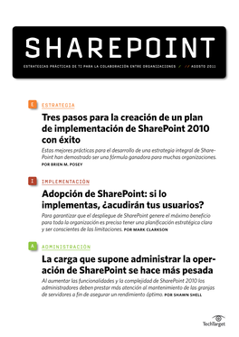 Adopción De Sharepoint
