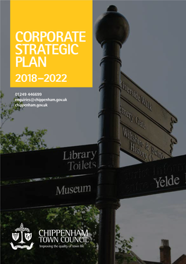 Corporate Strategic Plan 2018–2022