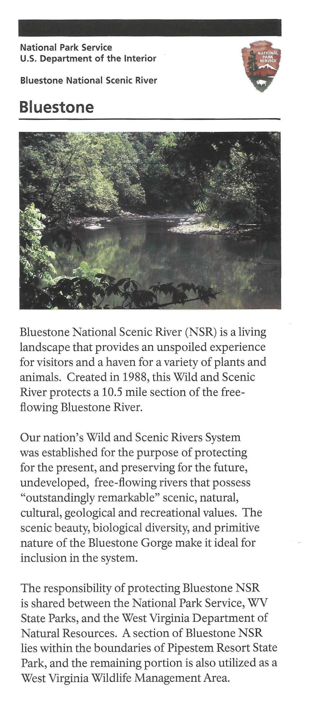 Bluestone National Scenic River Bluestone