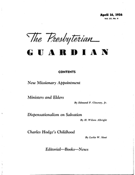 Volume 25 Number 4 April 16, 1956