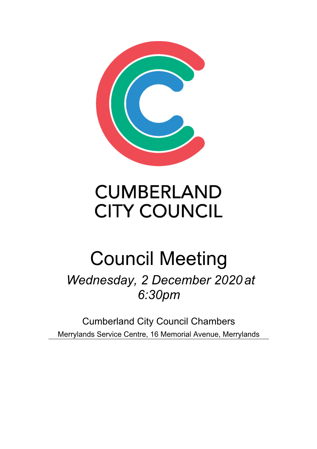 Late Agenda of Council Meeting