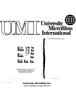 University Microfilms International