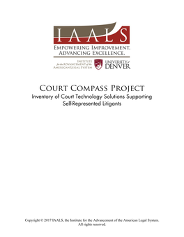Court Compass: Existing Programs