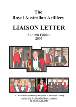 RAA Liaison Letter Autumn 2005