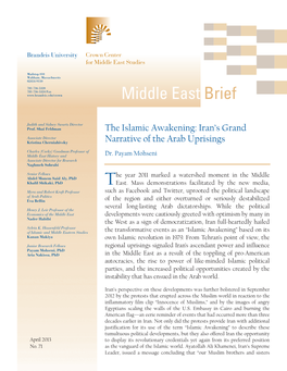 READ Middle East Brief 71