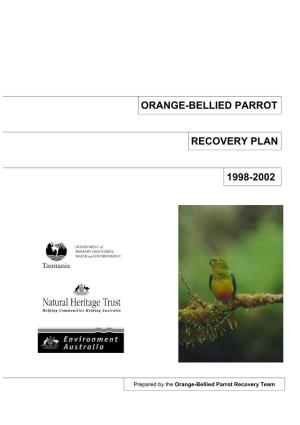 Orange-Bellied Parrot Recovery Plan 1998-2002